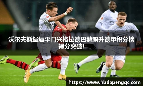沃尔夫斯堡逼平门兴格拉德巴赫飙升德甲积分榜得分突破!